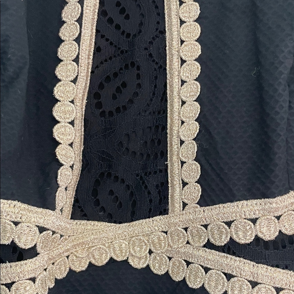 Lilly Pulitzer Black and Gold Dress - Picture 4 of 5